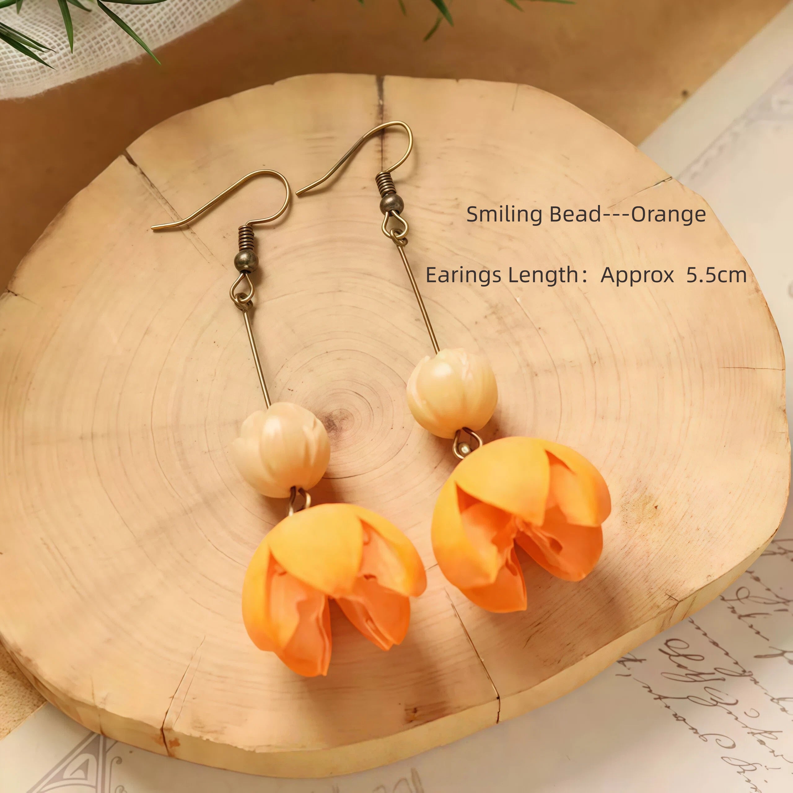 Natural Herbal Earrings | Ear Health & Wellness | Handcrafted Botanical Design | Fashionable Gift