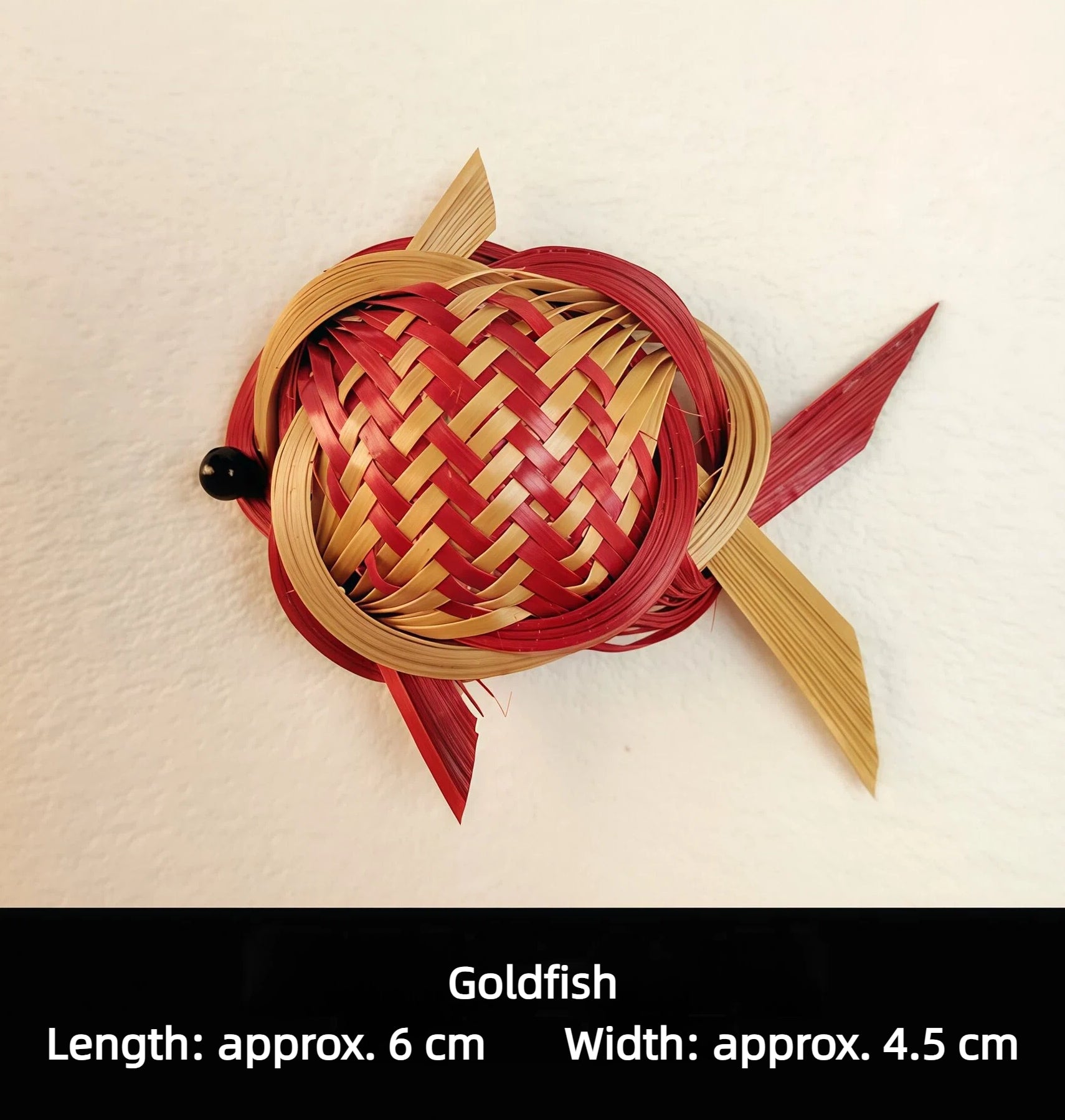 Handmade Bamboo-Woven Brooch - Lightweight Eco-Friendly Bamboo Fiber, Plant-Dyed Design - Fashion Gift