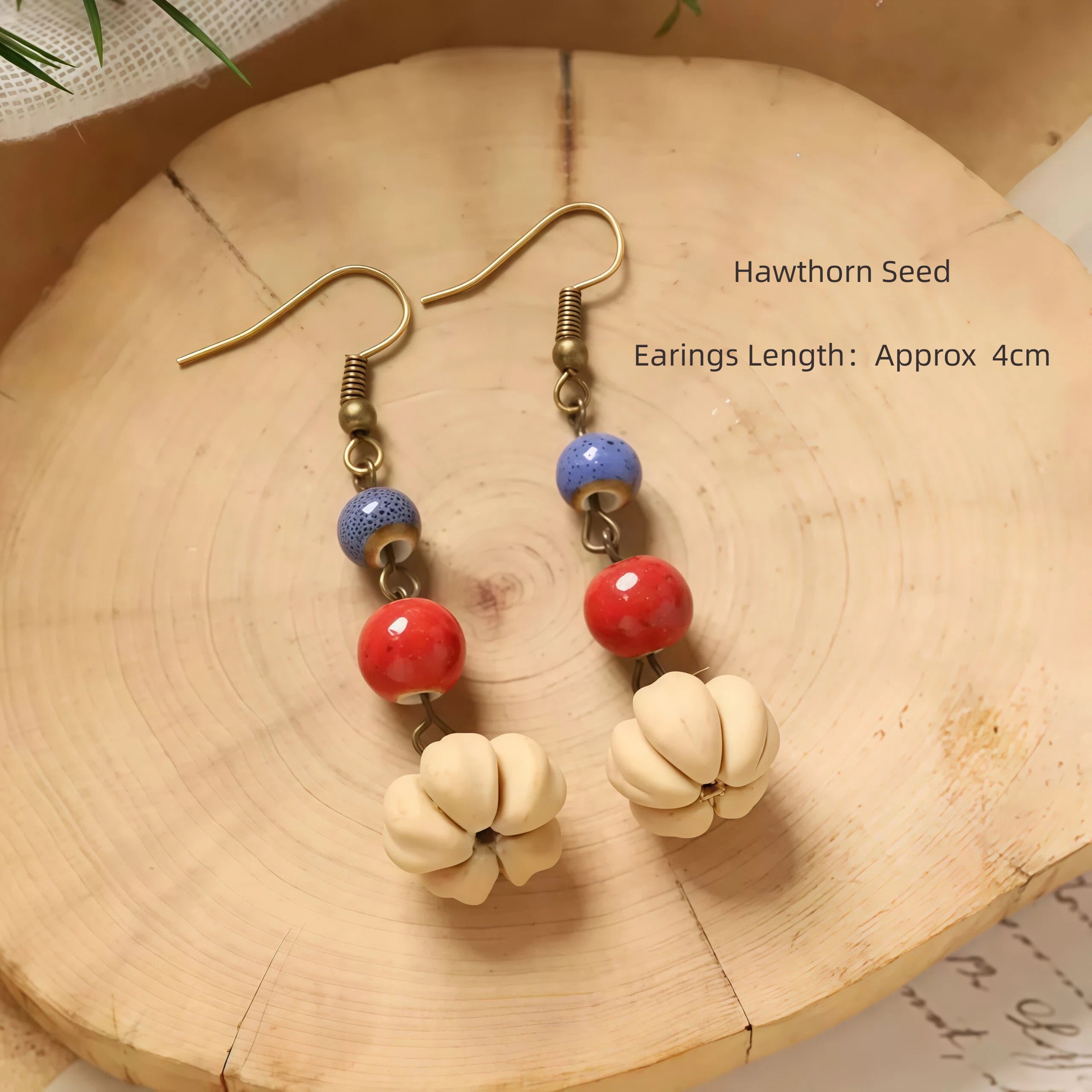 Natural Herbal Earrings | Ear Health & Wellness | Handcrafted Botanical Design | Fashionable Gift