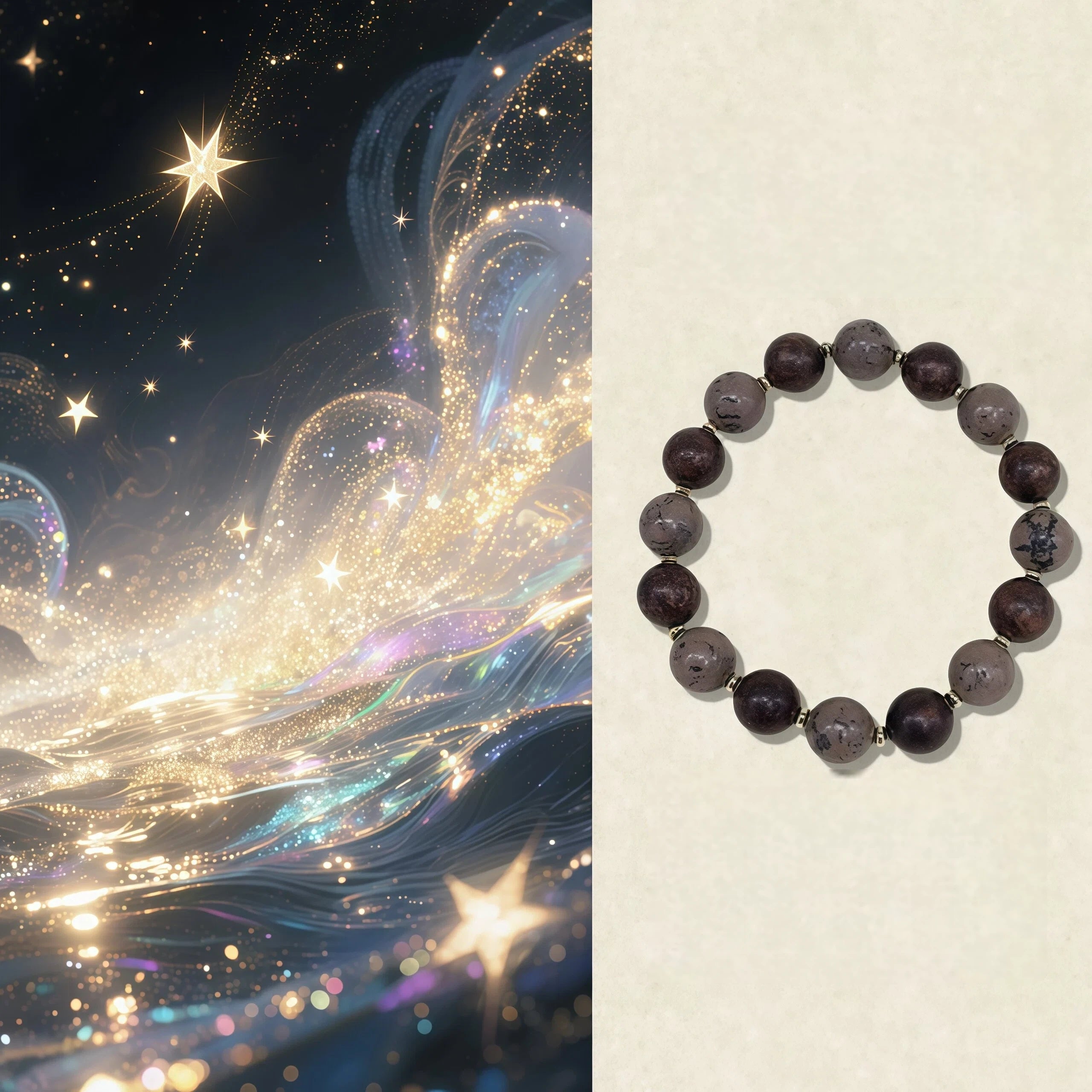 Natural Herbal Aroma Bead Bracelet | Traditional Fragrance Craft | Calm, Relief Pressure,Sleeping & Meditation | Fashion Accessory |  Birthday gift---BLACK& BROWN